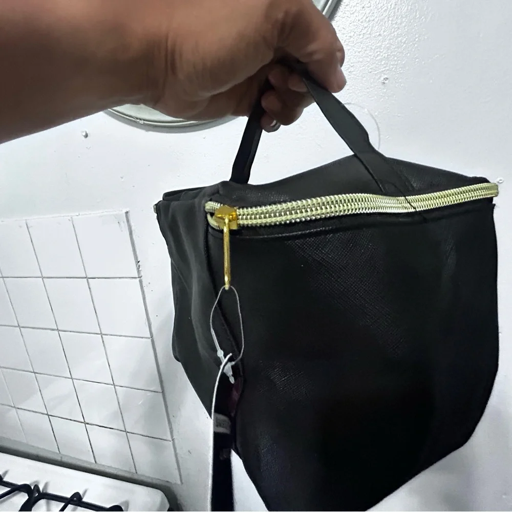 Black Travel Bag with Handle